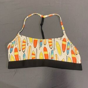 MeUndies T-Back Bralette- Surfboards Print